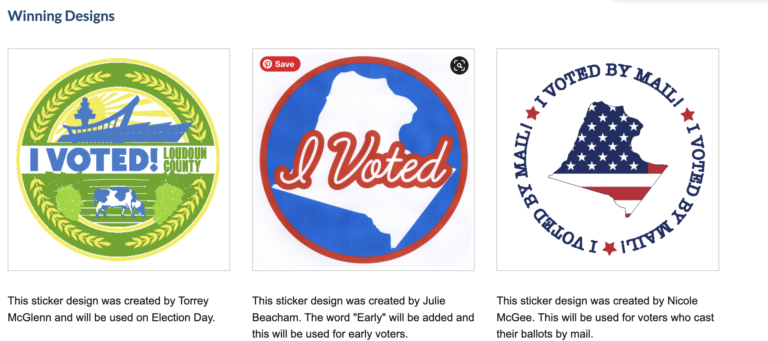 I Voted — Voter Sticker Design Contest League Of Women Voters Of Wyoming