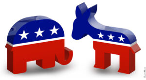 logo for both republican and democratic parties of the us