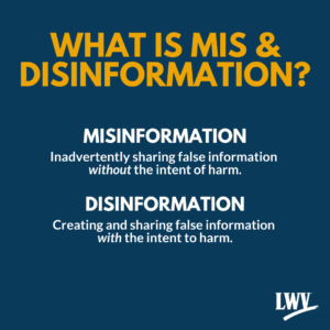 what is mis & disinformation