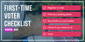 first time voter checklist